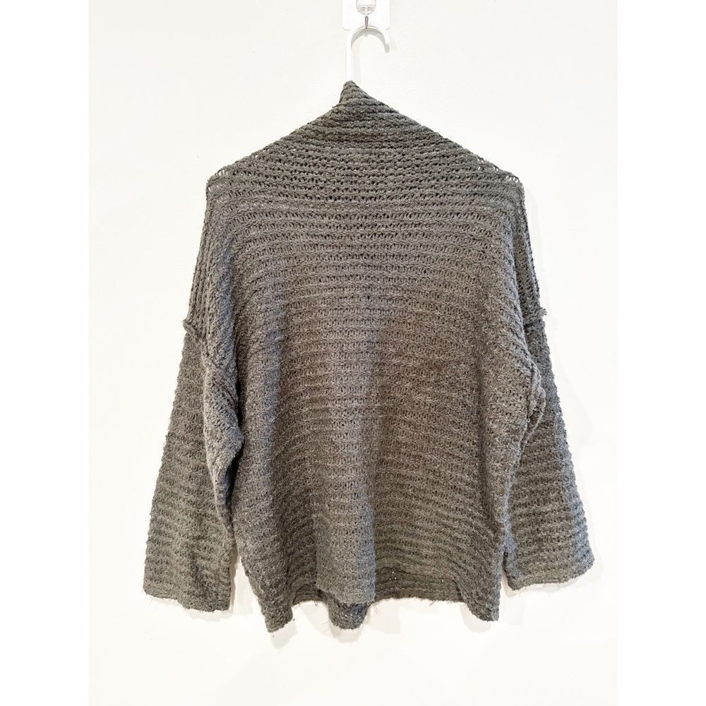 Aerie chunky knit charcoal sweater - Picture 2 of 3
